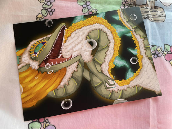 Light Dragon 11x17": $17