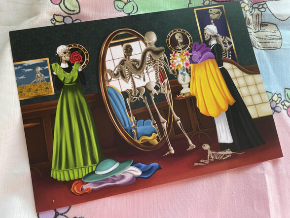 Dress Up Macabre | 5x7": $6