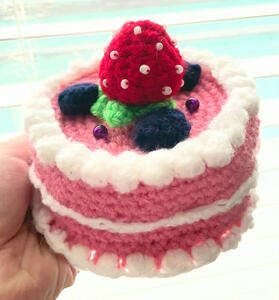 Strawberry Cake Hat: $15